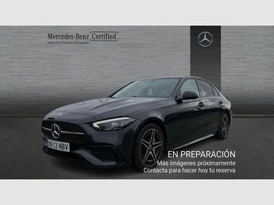 Usado Mercedes C220 AMG line 200 CV (147 kW) 2025 Gris grafito oscuro metalizado Berlina