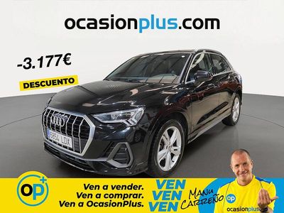 Usado Audi Q3 S-Line 150 CV (110 kW) 2020 Negro SUV