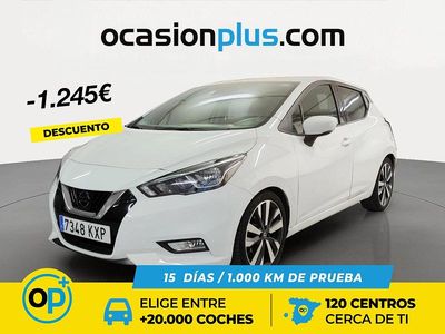Usado Nissan Micra N-Connecta 117 CV (86 kW) 2019 Blanco Utilitario