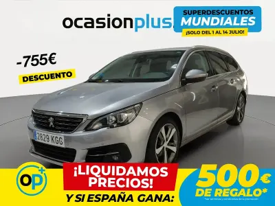 Usado Peugeot 308 Allure 120 CV (88 kW) 2017 Gris Familiar