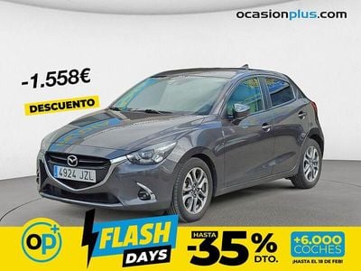 Usado Mazda 2 Luxury 90 CV (66 kW) 2017 Gris Utilitario