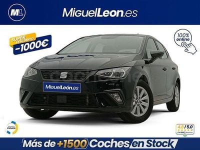 Usado Seat Ibiza Style 110 CV (80 kW) 2021 Negro Utilitario