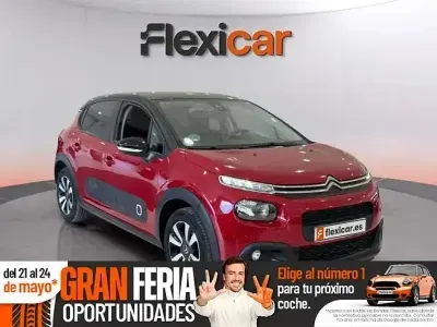 Usado Citroën C3 PureTech 82 CV (60 kW) 2018 Rojo Utilitario