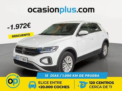 Usado VW T-Roc 110 CV (80 kW) 2023 Blanco SUV