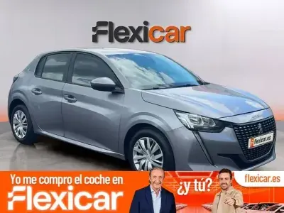 Usado Peugeot 208 Active 100 CV (73 kW) 2021 Gris Utilitario