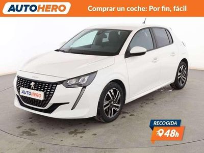 Usado Peugeot 208 Allure 102 CV (75 kW) 2020 Blanco Utilitario