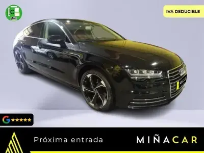 Usado Audi A7 190 CV (139 kW) 2016 Negro Utilitario