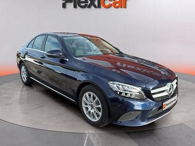 Usado Mercedes C200 160 CV (117 kW) 2021 Azul Berlina