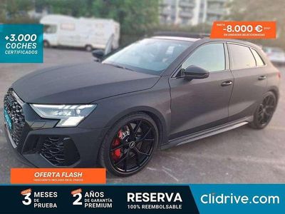 Usado Audi RS3 Sportback Ambiente 400 CV (294 kW) 2022 Negro Utilitario
