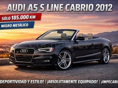 Usado Audi A5 Cabriolet S-Line 245 CV (180 kW) 2012 Negro Descapotable