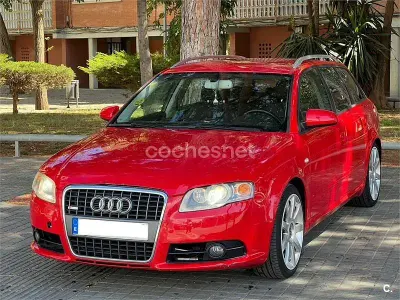 Usado Audi A4 140 CV (102 kW) 2006 Rojo Familiar