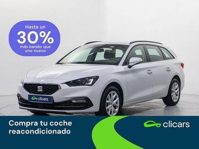 Usado Seat Leon Reference 115 CV (84 kW) 2021 Blanco Familiar