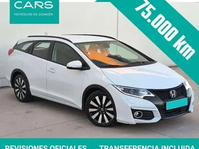 Usado Honda Civic Elegance 120 CV (88 kW) 2016 Blanco Familiar