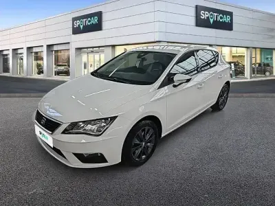 Brugt Seat Leon Style 130 HK (95 kW) 2018 Hvid Sedan