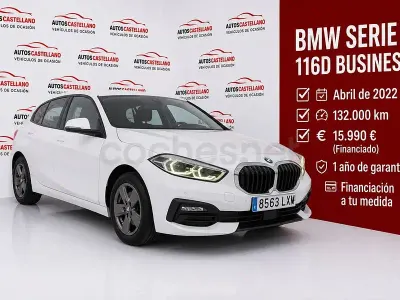Usado BMW 116 116 CV (85 kW) 2022 Blanco Utilitario
