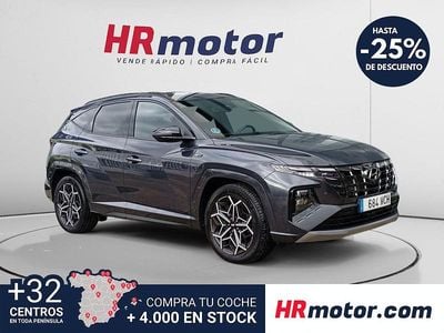 Usado Hyundai Tucson N Line 150 CV (110 kW) 2022 Gris SUV