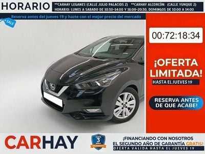 Usado Nissan Micra N-Connecta 101 CV (74 kW) 2020 Negro Utilitario