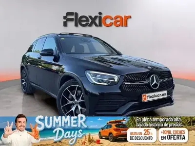 Usado Mercedes GLC300 245 CV (180 kW) 2020 Negro SUV