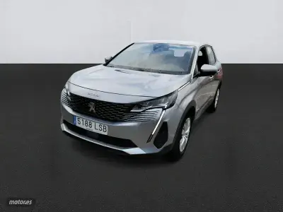 Usado Peugeot 3008 Active 130 CV (95 kW) 2021 Gris SUV