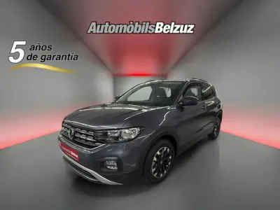 Usado VW T-Cross Advance 110 CV (80 kW) 2022 Gris SUV