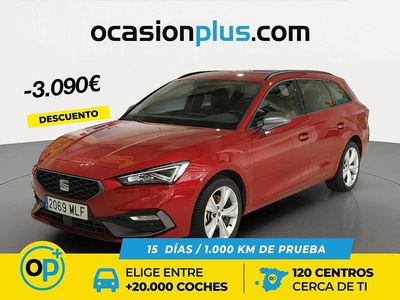 Usado Seat Leon FR 204 CV (150 kW) 2023 Rojo Familiar