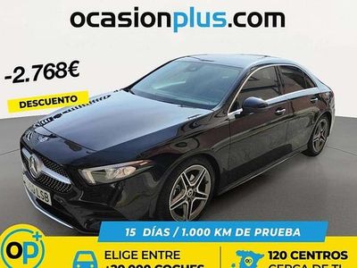 Usado Mercedes A200 150 CV (110 kW) 2021 Negro Berlina