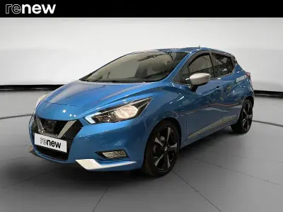 Usado Nissan Micra Acenta 90 CV (66 kW) 2017 Azul Utilitario