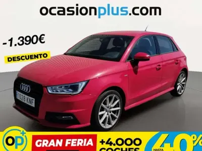 Usado Audi A1 Sportback S-Line 90 CV (66 kW) 2018 Rojo Utilitario