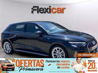 Usado Audi A3 S-Line 150 CV (110 kW) 2023 Negro Berlina
