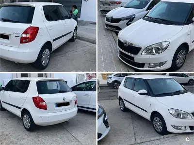 Usado Skoda Fabia 60 CV (44 kW) 2011 Blanco Berlina
