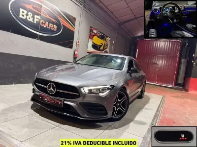 Usado Mercedes CLA200 Shooting Brake 150 CV (110 kW) 2021 Gris Familiar