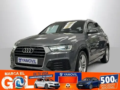 Usado Audi Q3 Sport 150 CV (110 kW) 2017 Gris / plata SUV