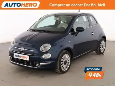 Usado Fiat 500 Lounge 70 CV (51 kW) 2018 Azul Utilitario