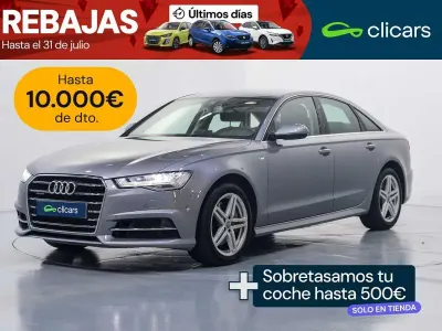 Usado Audi A6 218 CV (160 kW) 2017 Gris Berlina