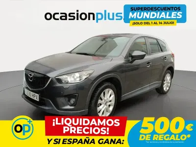 Usado Mazda CX-5 Luxury 175 CV (128 kW) 2013 Gris SUV