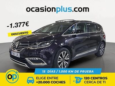 Usado Renault Espace Initiale Paris 160 CV (117 kW) 2017 Negro Monovolumen