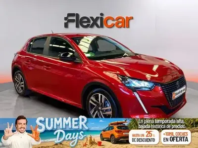 Usado Peugeot 208 Active 100 CV (73 kW) 2023 Rojo Utilitario
