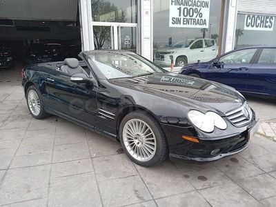 Usado Mercedes SL500 306 CV (225 kW) 2003 Negro Descapotable