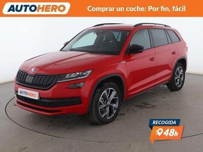 Rojo Usado 2020 Skoda Kodiaq SportLine SUV | 28.099 € (Precio justo)