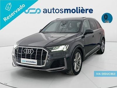 Usado Audi Q7 S-Line 381 CV (280 kW) 2021 Gris SUV
