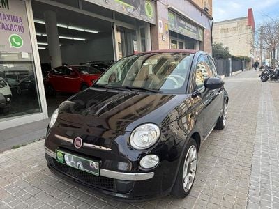 Usado Fiat 500C Lounge 69 CV (50 kW) 2015 Negro Descapotable