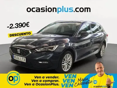 Usado Seat Leon XCELLENCE 130 CV (95 kW) 2021 Gris / plata Familiar