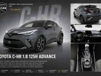Usado Toyota C-HR Advance 122 CV (89 kW) 2021 Negro SUV