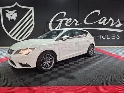 Usado Seat Leon I-Tech 105 CV (77 kW) 2015 Blanco Berlina