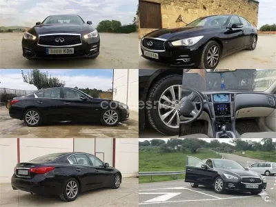 Usado Infiniti Q50 Premium 170 CV (125 kW) 2014 Negro Berlina