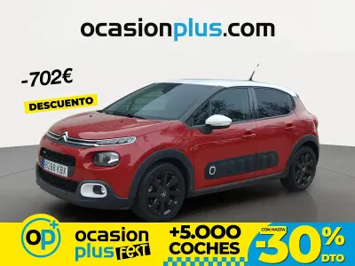 Usado Citroën C3 PureTech 110 CV (80 kW) 2017 Rojo