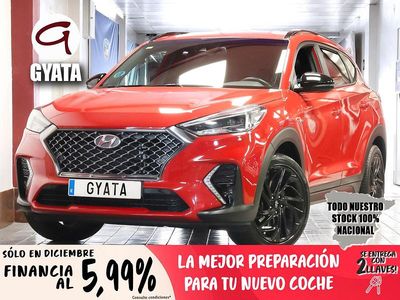 Rojo Usado 2020 Hyundai Tucson N Line SUV | 21.500 € (Precio justo)