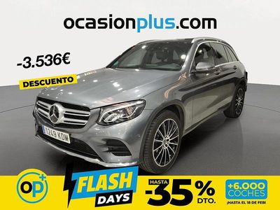 Usado Mercedes GLC250 204 CV (150 kW) 2017 Gris SUV
