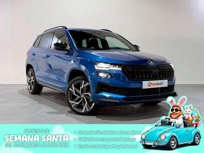 Usado Skoda Karoq SportLine 150 CV (110 kW) 2024 Azul SUV