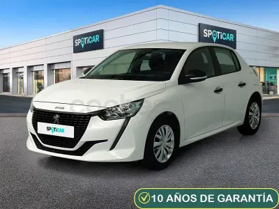 Usado Peugeot 208 75 CV (55 kW) 2021 Blanco Utilitario